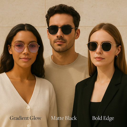 Prism Eight – Luxury Geometric Sunglasses for Indoors & Outdoors