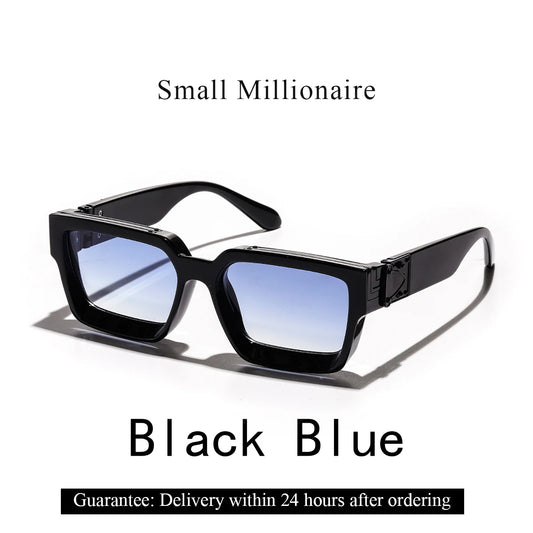 Millionaire Rectangular Sunglasses - Unisex