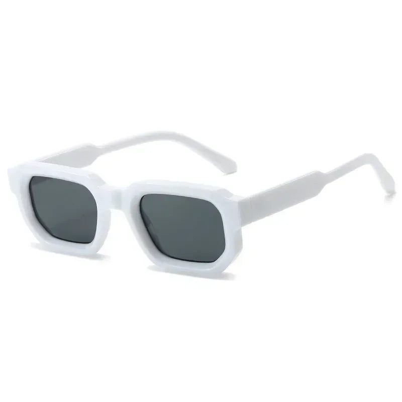 Bold Edge – Retro Clear Frame Sunglasses