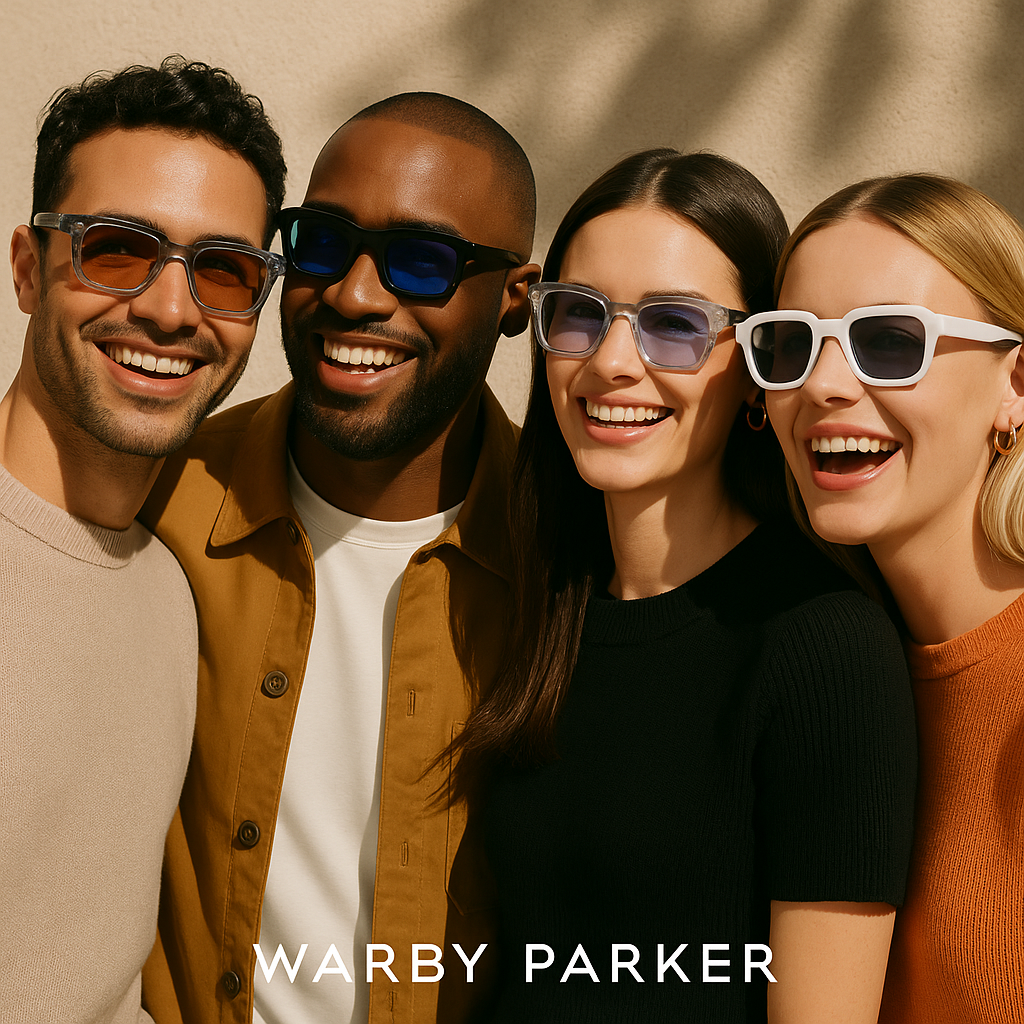 Bold Edge – Retro Clear Frame Sunglasses